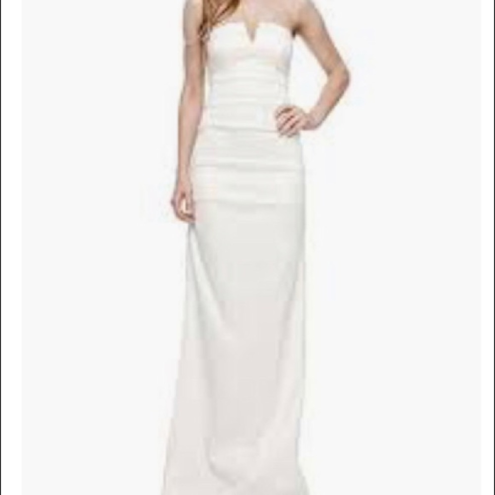 Nicole Miller Jacquard Wedding Gown